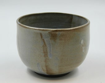 Small Tumbler or Yunomi in Pale Blue and Dark Brown Clay - Handmade Cup