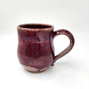 Mug - grès rouge sang de boeuf - poterie faite main - tasse en céramique