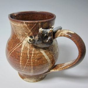 Sloth Hanging Out on a Pitcher - Handmade Pottery - Housewarming Gift