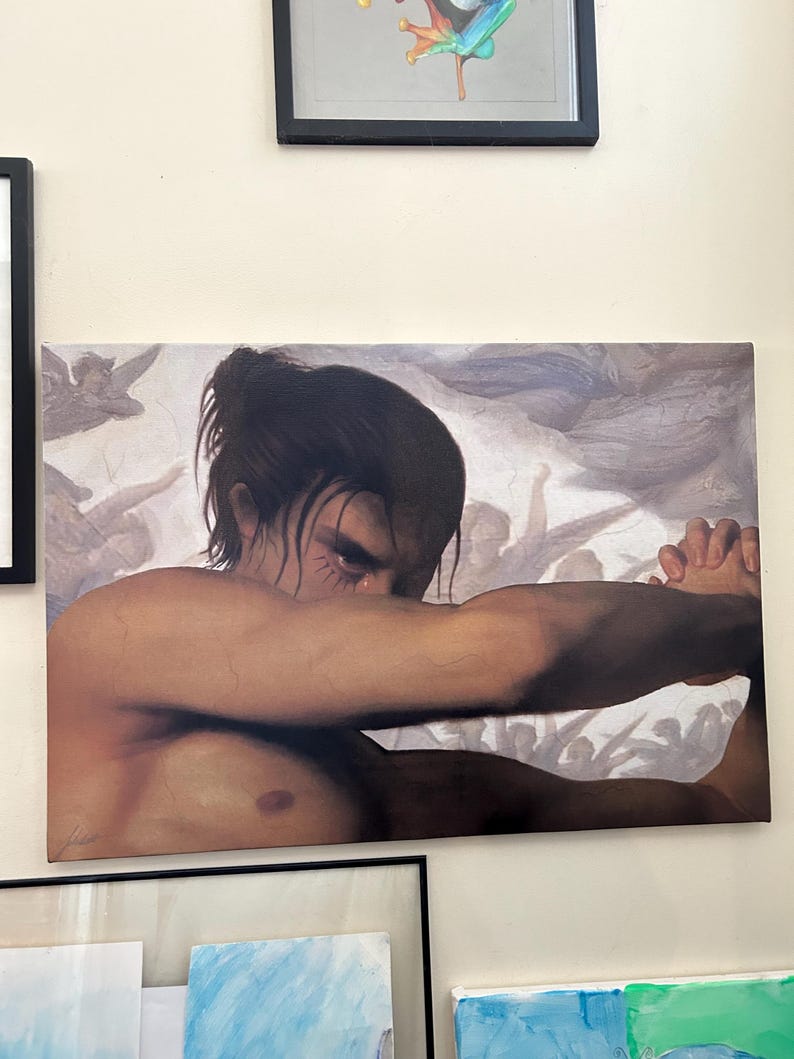 Eren Jaeger, The Fallen Angel, Renaissance style, Attack on Titan, The Devil of Paradis image 3