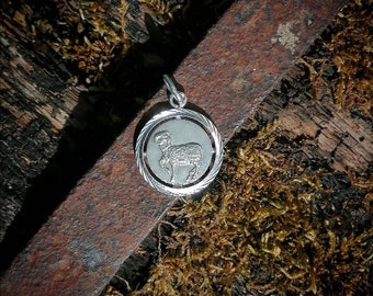 Médaille en argent du signe du zodiaque bélier