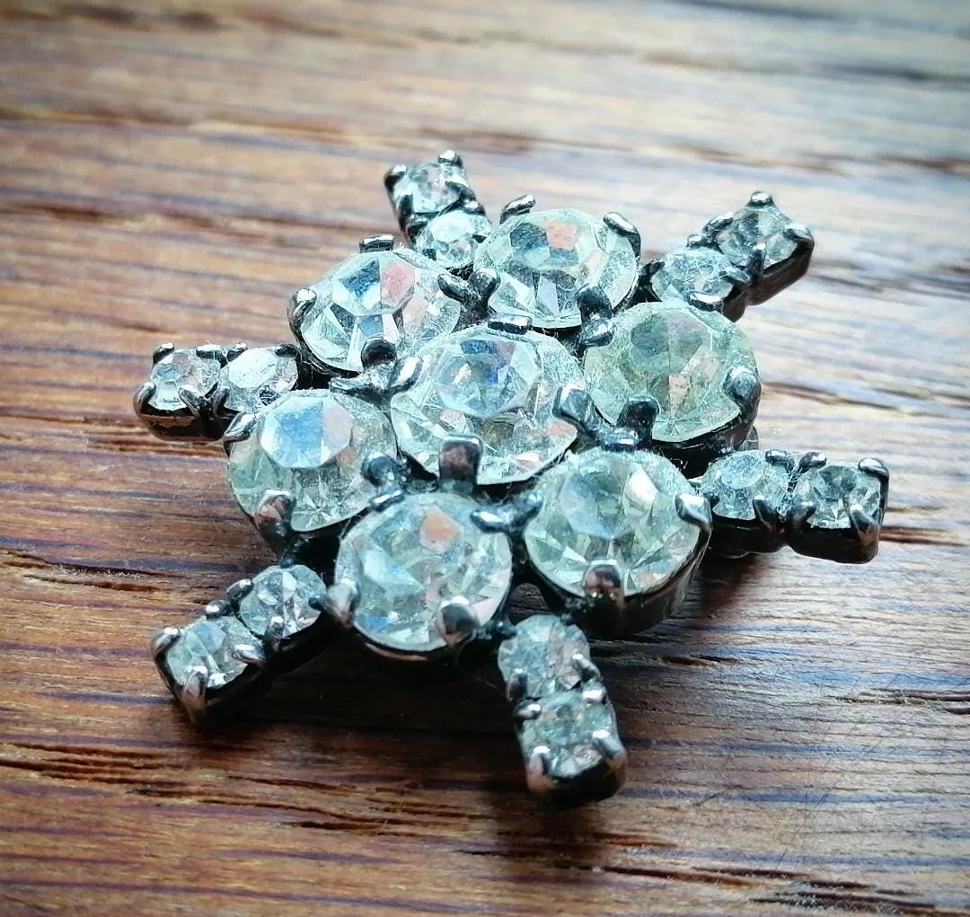 BROCHE FLOCON DE NEGE ÉTNCELLE Belles vacances épngle - Etsy France