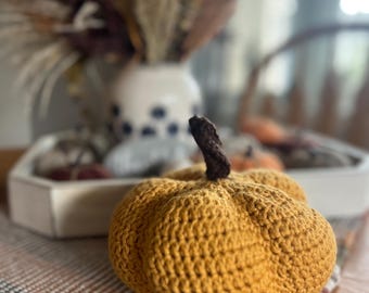 Handmade Crochet Pumpkin