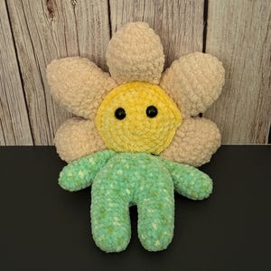 Handmade Crocheted Flower Plush