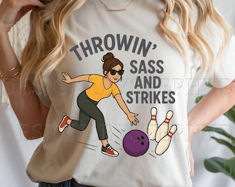 Sarkastisk bowling PNG, rolig bowlingdesign, digital nedladdning, sublimeringskonst för bowlingälskare, transparent PNG, t-shirtdesign