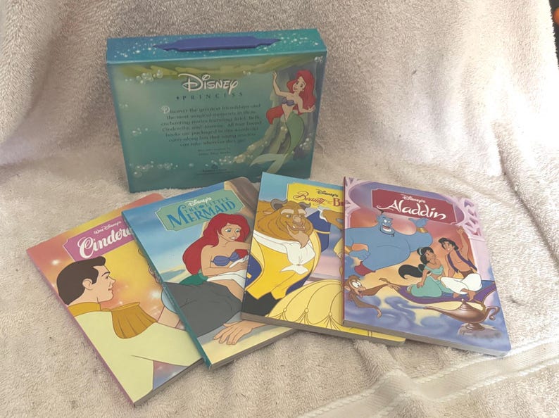 Disney Princess: the Princess Collection 2 Storybook Set With Case - Etsy