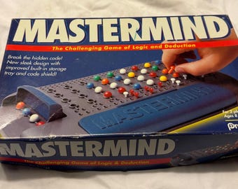 Vintage Mastermind Board Game (1996) • Complete Logic & Deduction Puzzle • Pressman Classic