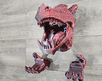 Dragon Wall Mount - Controller and Headphone Holder - kids room decor