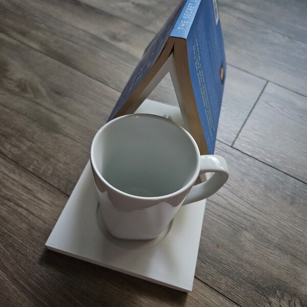 Book Rest / Cup Holder w/cord keeper