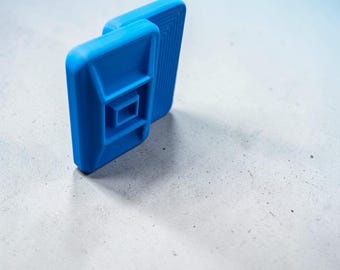 Couple of Squares Fidget Slider| Tactile Desk Toy & EDC Fidget Skull 4x2