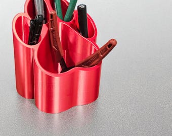 3D Printed Dog Paw Print Desk Organizer - 6x6x6