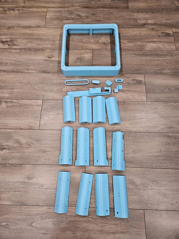 ABS enclosure kit for AD5X/AD5M -  acrylic panels, 3d printed pieces, hardware