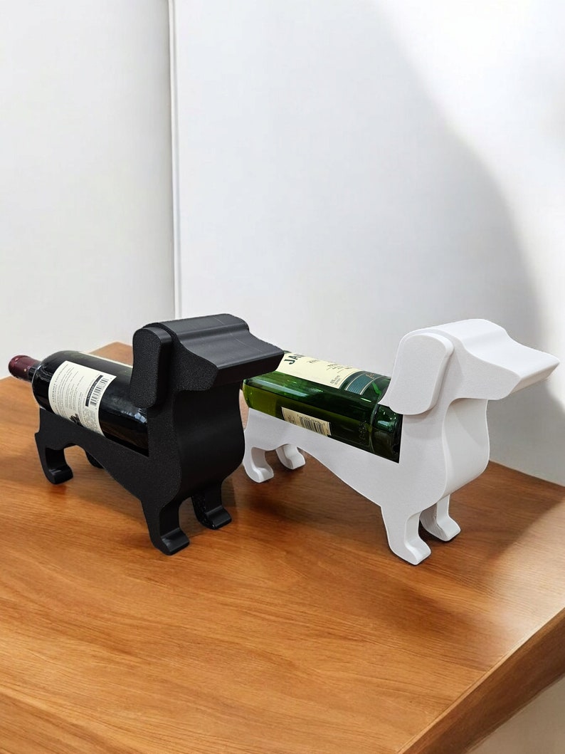 Dog Wine Rack Dachshund Wine Bottle Holder - Weiner Dog Wine Bottle Holder - Doggy ...