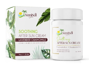 Soothing After Sun Cream, Aftersun, after sun, after sun lotion, soothing cream, organic after sun