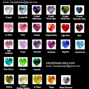 Swarovski Ringcrystal ringRainbow Heart Swarovski Crystal Ring by CandyBead Best seller R005-01 image 4