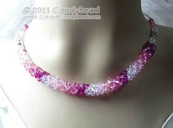 Etsy swarovski clearance crystal necklace