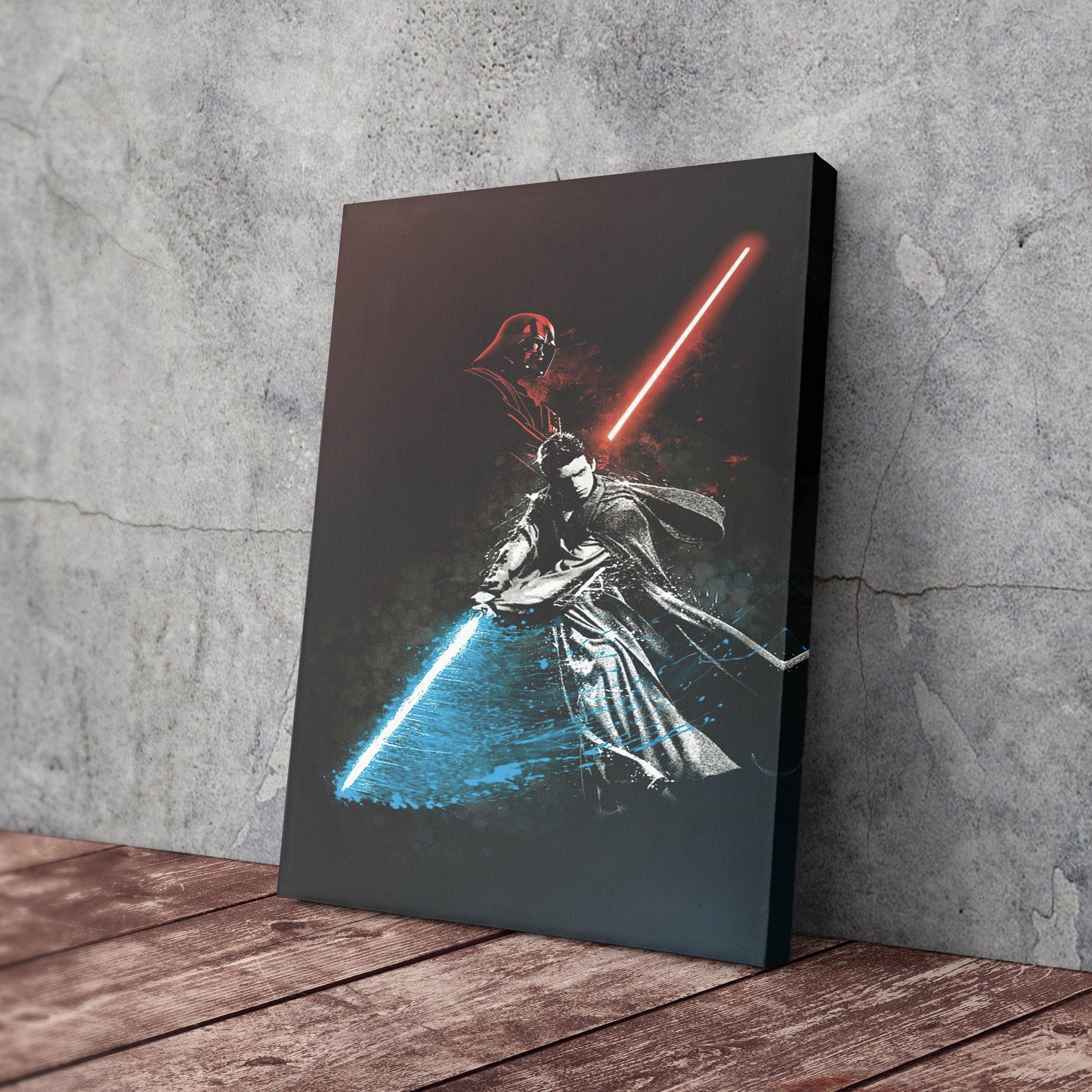 Darth Vader Anakin Skywalker Poster Starwars Canvas Wall Art Home Decor ...