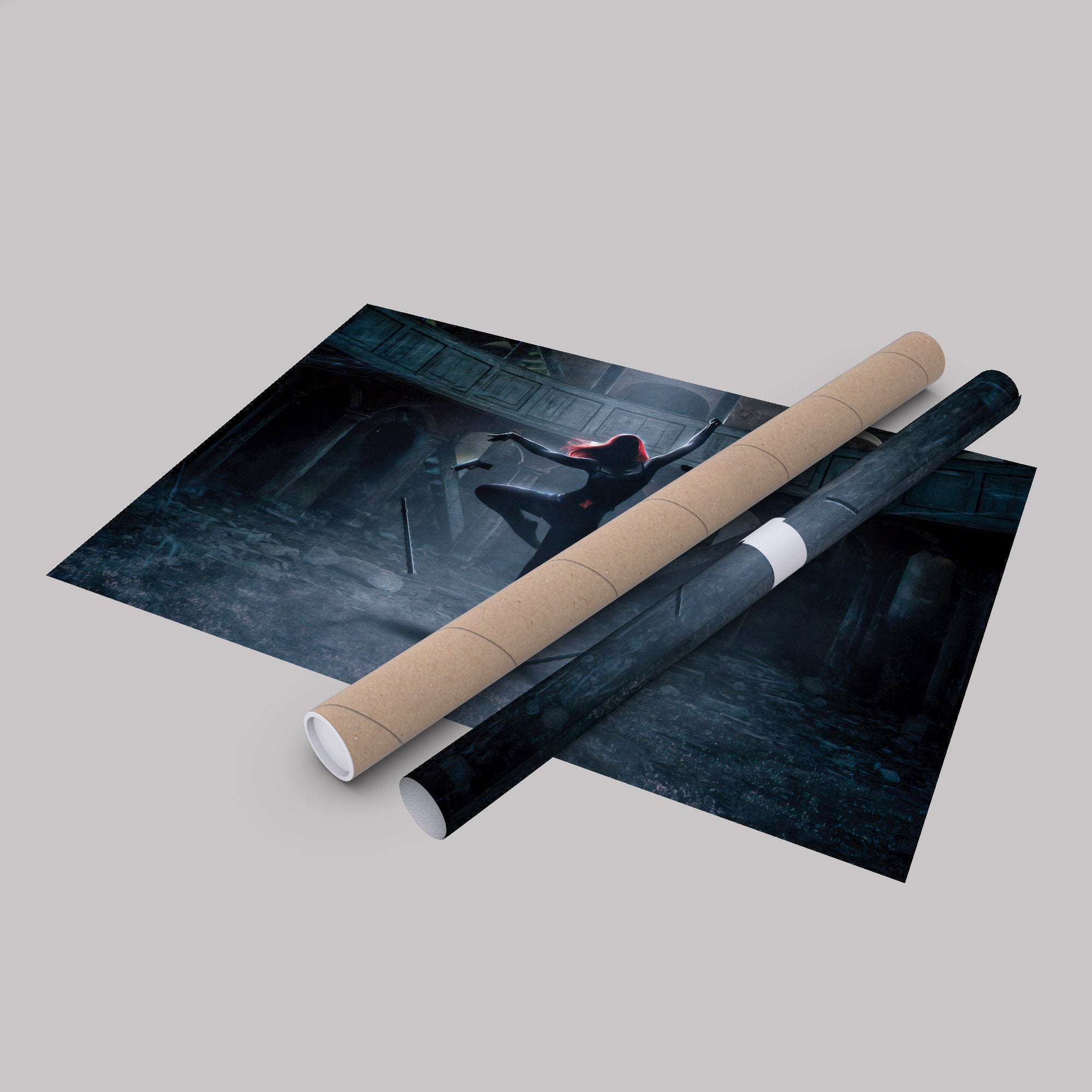 Black Widow Poster Marvel Canvas Wall Art Home Decor Framed Poster ...