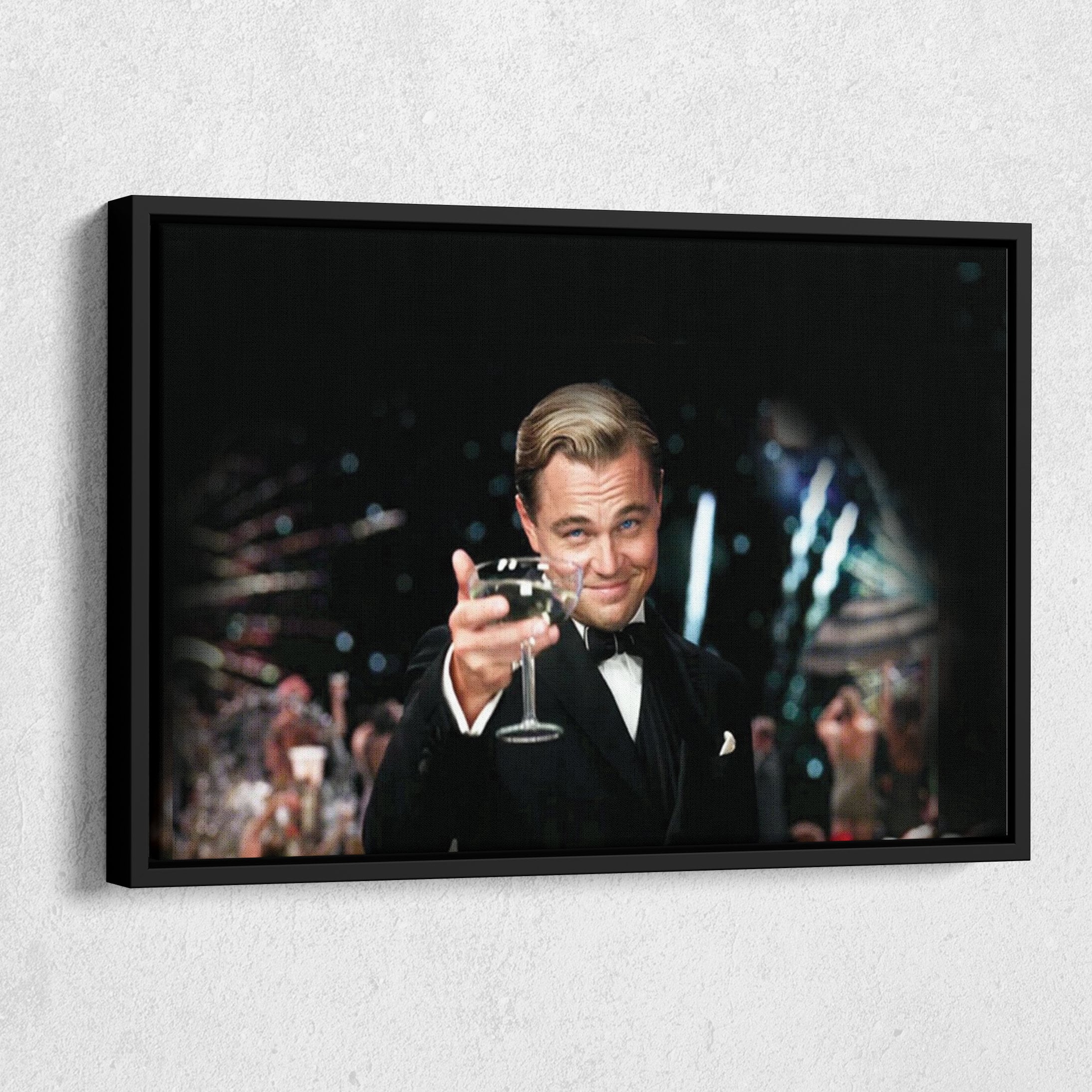 The Great Gatsby Poster Leonardo DiCaprio Movie Canvas Wall Art Home Decor Framed Poster Print