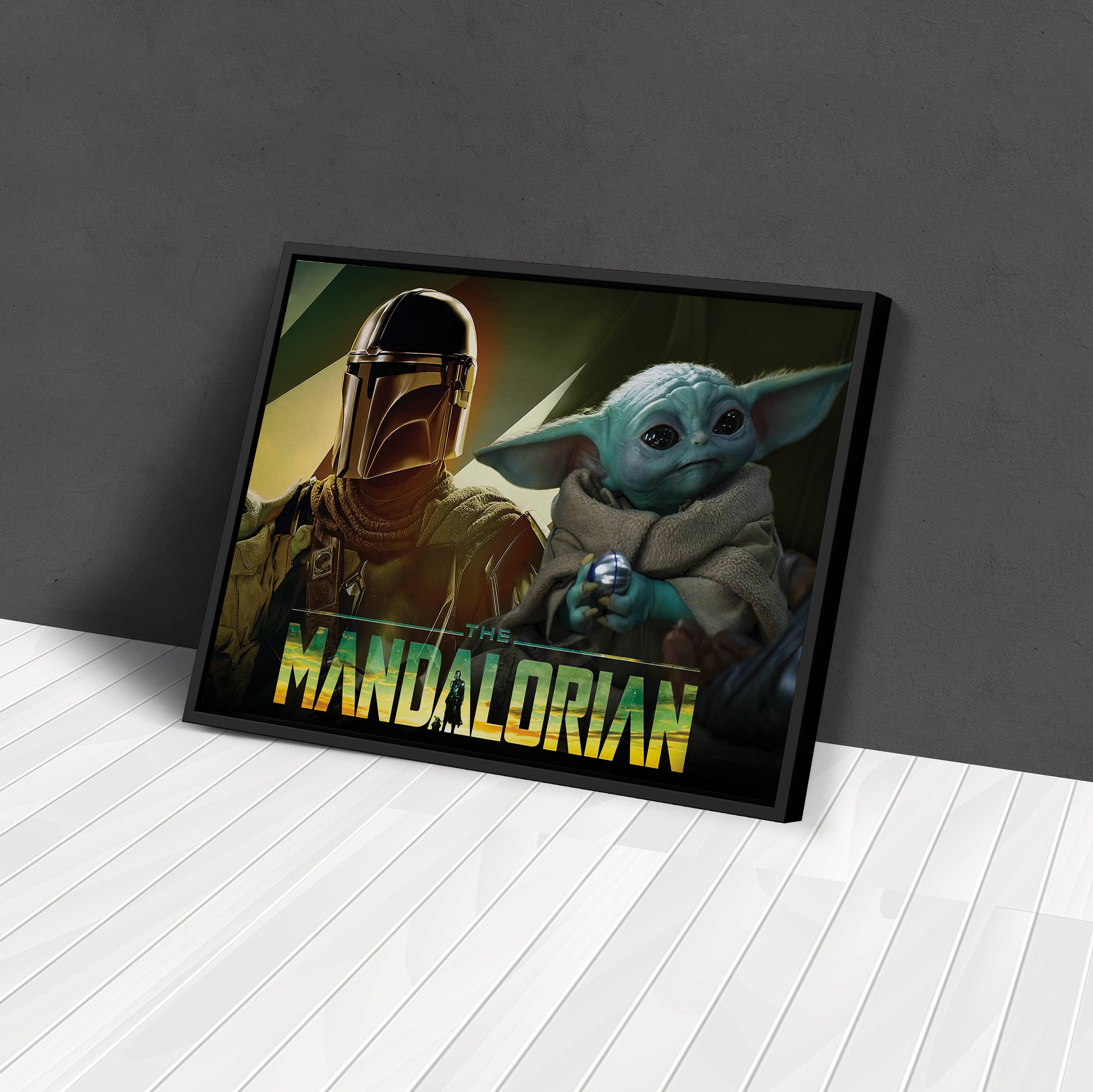 The Mandalorian Poster Star Wars Movie Canvas Wall Art Home Decor ...