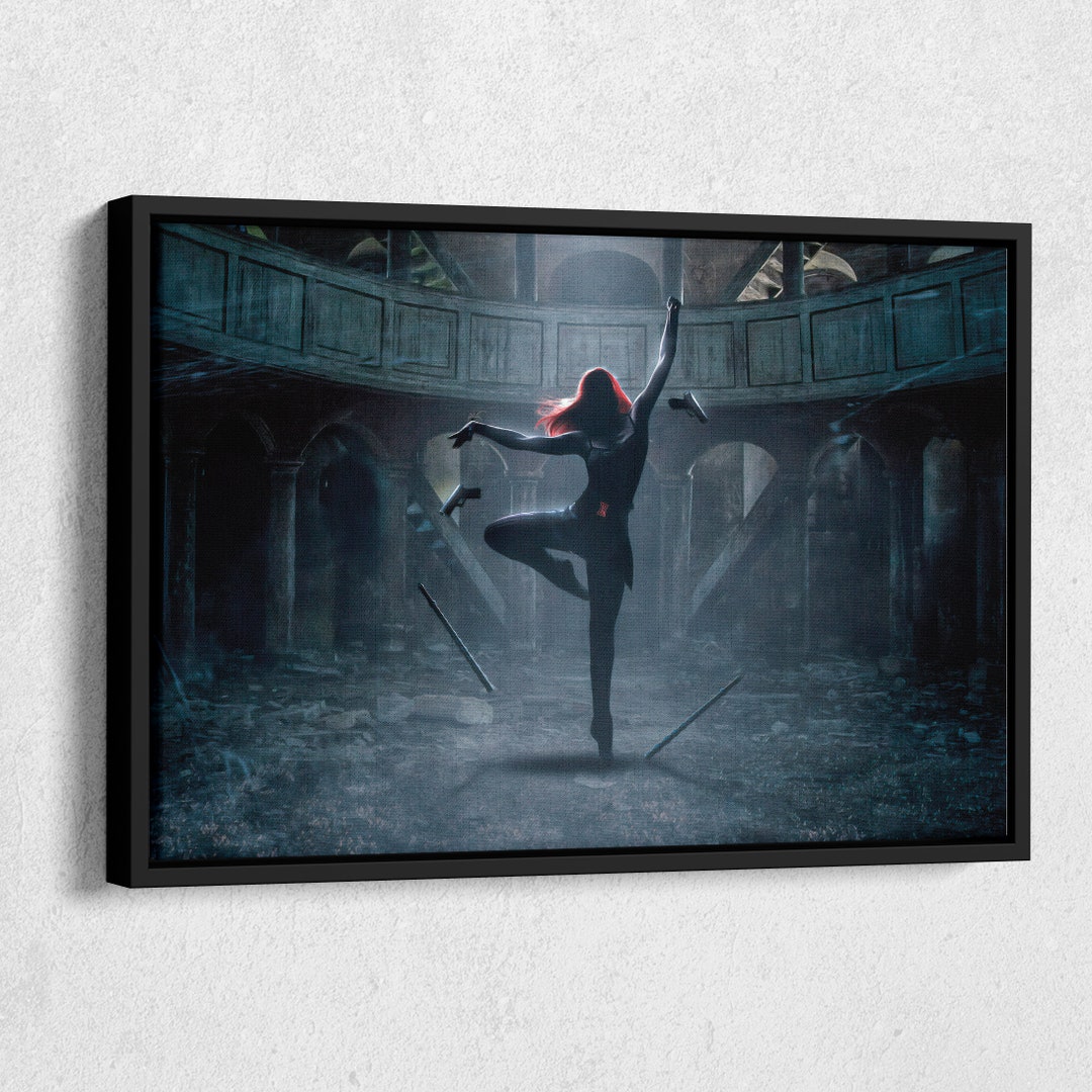 Black Widow Poster Marvel Canvas Wall Art Home Decor Framed Poster ...