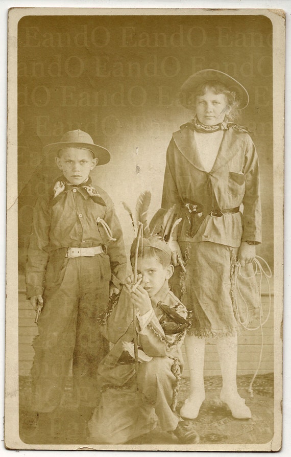 cowgirl and indian fancy dress costume