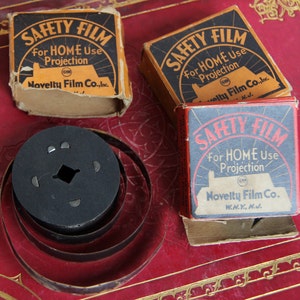 Film Vintage 8mm/film Reel/Mickey Rooney/Mickey McGuire/mutt i Jeff/walczy Cowboy/1930 Strona filmu bębny/film Nowość co.