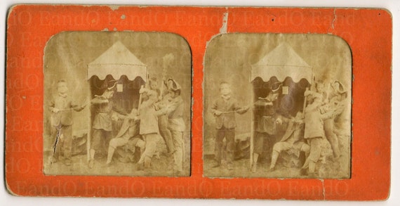 rare stereoview cards Antique 1892 Bouquet Of Rare Orchids Stereoview Photo Card P1221