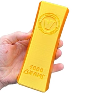 Fortnight Gold Bars! Gaming accessories, room decor, funny video games desk toy, gag gifts, birthday party, setup, battle royale gift, game