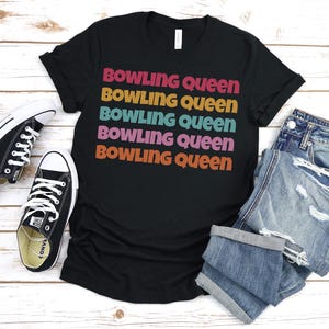 Bowling Queen Shirt, Bowling Gift, Gift For Bowling, Bowling Party, Gift For Bowling Lover, Bowling Day Shirt, Bowling Team Shirt