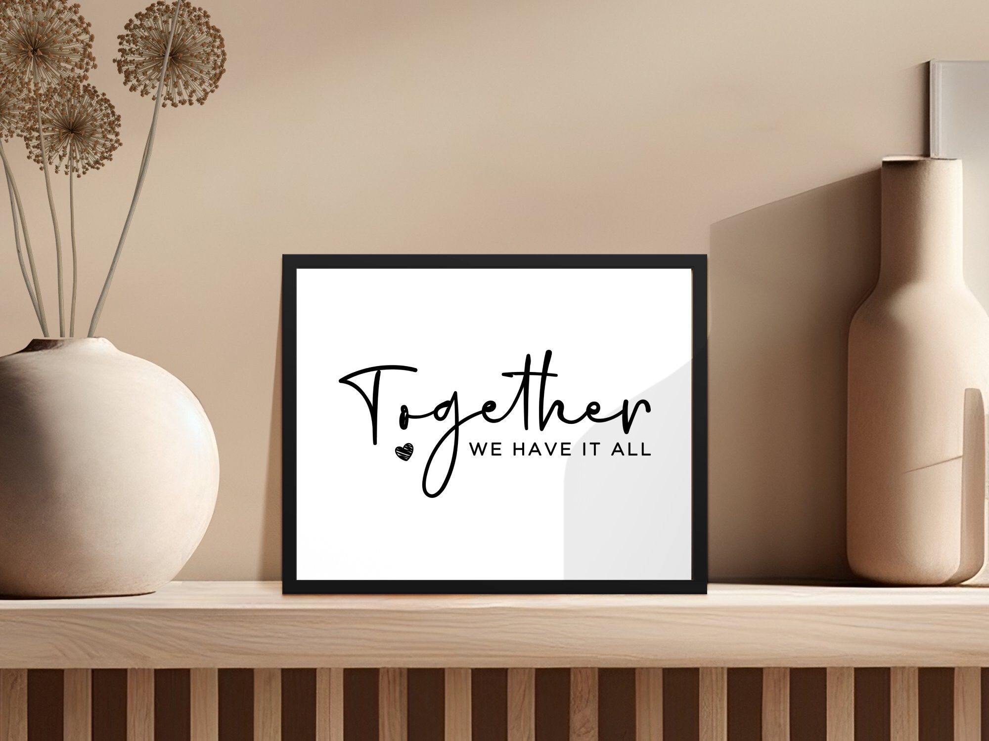 "Together Is Our Favorite Place" Retro Metal Tin Sign - Farmhouse Wall Decor, 15.8x4 Inch - View #3