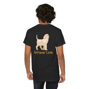 Golden Retriever Puppy Love Unisex Heavy Cotton Tee