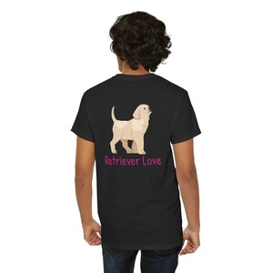 Golden Retriever Puppy Love Unisex Heavy Cotton Tee