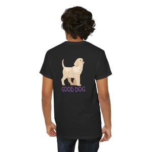 Golden Retriever Good dog Unisex Heavy Cotton Tee