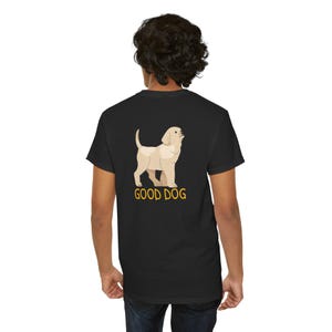 Golden Retriever Good Dog Unisex Heavy Cotton Tee