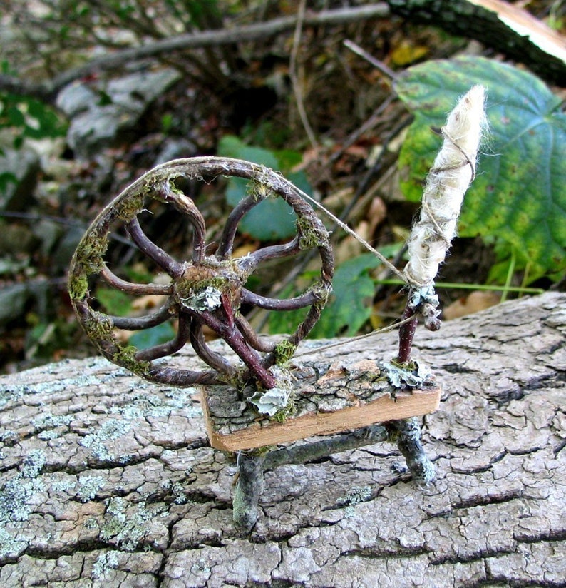 Fae Spinning Wheel and Accessories Custom Order image 3