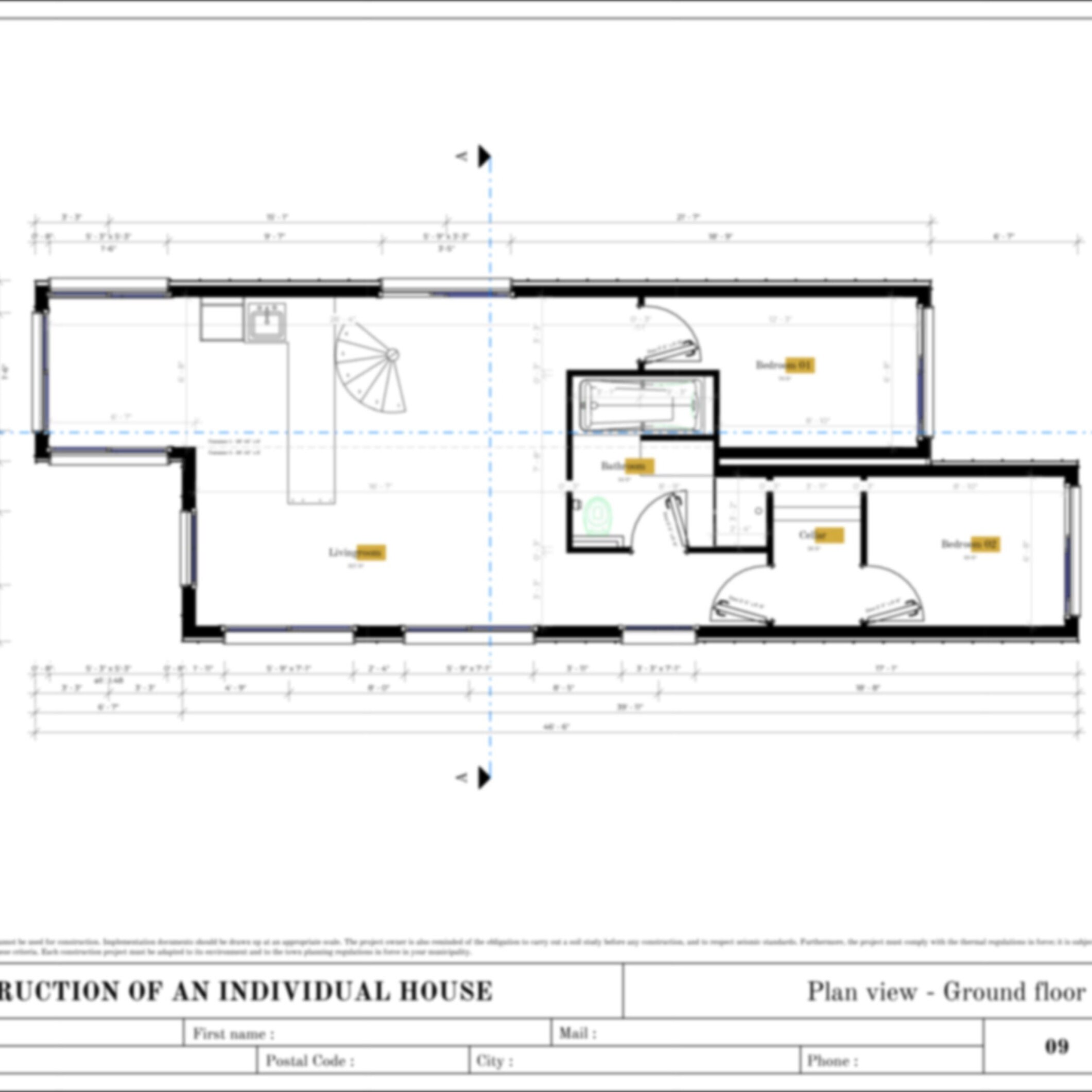 Cladding Distribution Plan Sample Container House Plan: 3 Bedroom Metal Cladding (PDF + CAD Files) - Etsy