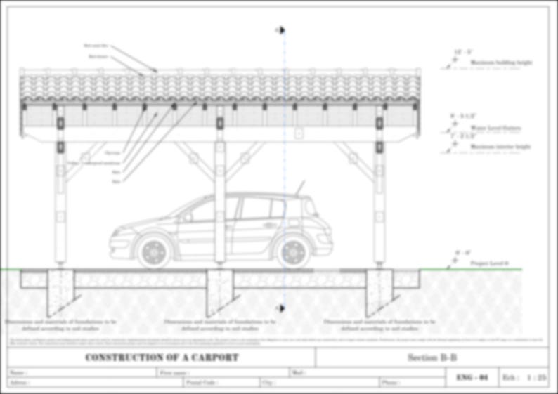 Car Rack Blueprint Carport Blueprints, Wood Carport Design, Wooden Carport Plans, Carport ...