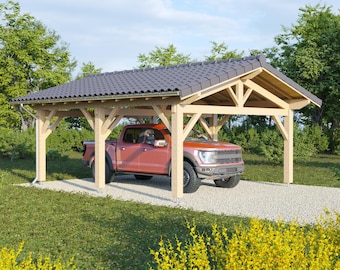 Carport Blueprints, Wood Carport Design, Wooden Carport Plans, Carport Building Plans, Carport Architectural Drawings, DIY Carport Tiles