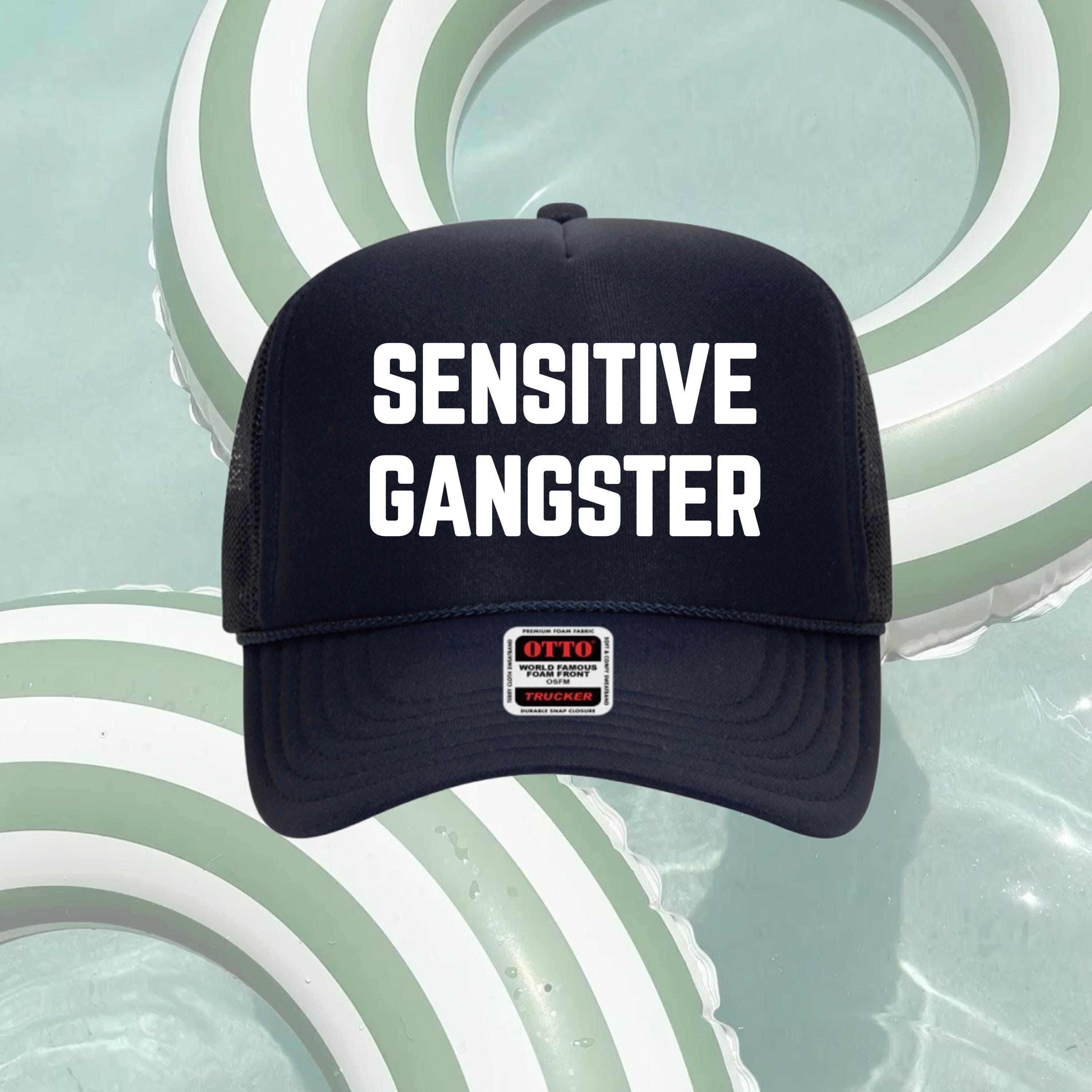Sensitive Gangsta Trucker Hat Sensitive Gangsta Hat | Amaya Papaya Embroidered Trucker Cap  main image 3