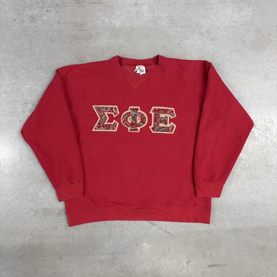 Vintage 90s Fraternity Sigma Phi Epsilon Embroidered Graphic