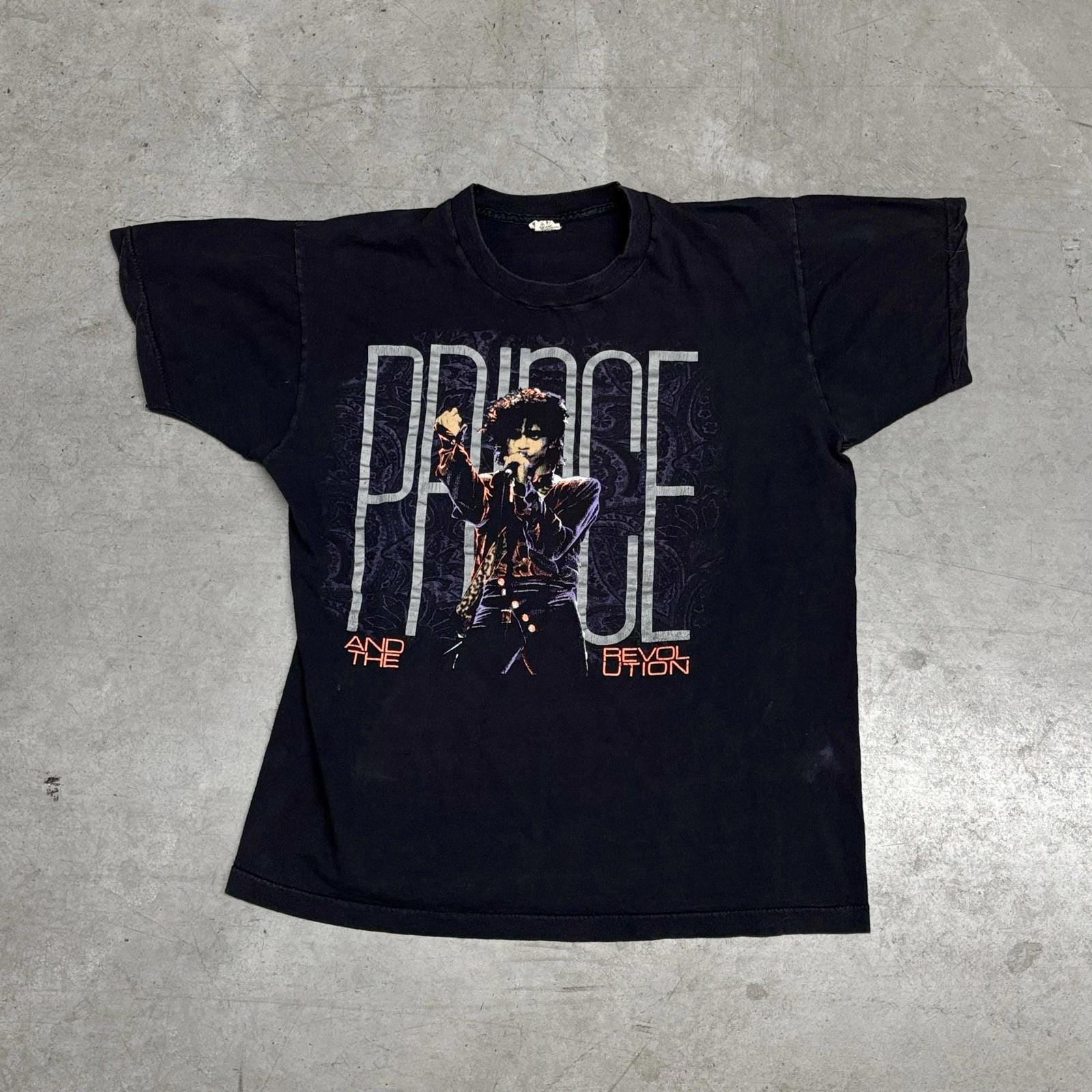 Vintage 80s Prince and the Revolution Tour Band T-shirt / Music