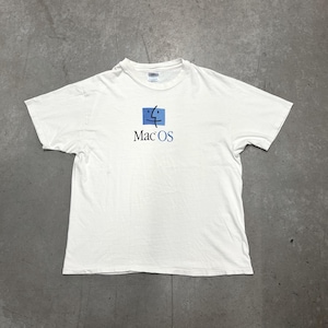 Vintage 90s Mac OS Face Logo Graphic T-shirt / Retro / USA