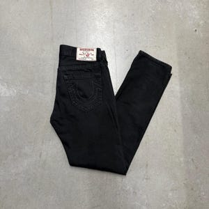 00s Y2K True Religion Black Denim ラメ入り 00s Y2K True Religion 