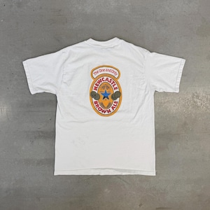 Vintage 90s Newcastle Brown Ale Promo Graphic T-Shirt / Retro / USA / Beverage / Large White image 1