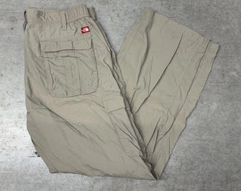 North Face Men’s Khaki Nylon Hiking Outerwear Pants / Outerwear / North Face / 34 Mens