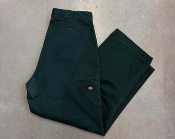 Dickies Men's Relaxed Chino Green Pants / Outerwear / Workwear / USA / Size 38