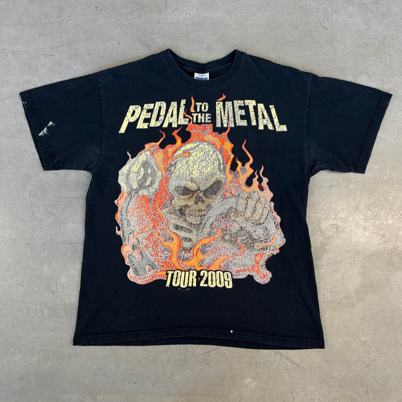 Vintage 2009 Pedal to the Metal Tour Flawed Band T-shirt / Music