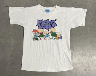 Vintage 1999 Rugrats Nickelodeon Cartoon Characters Youth T-Shirt