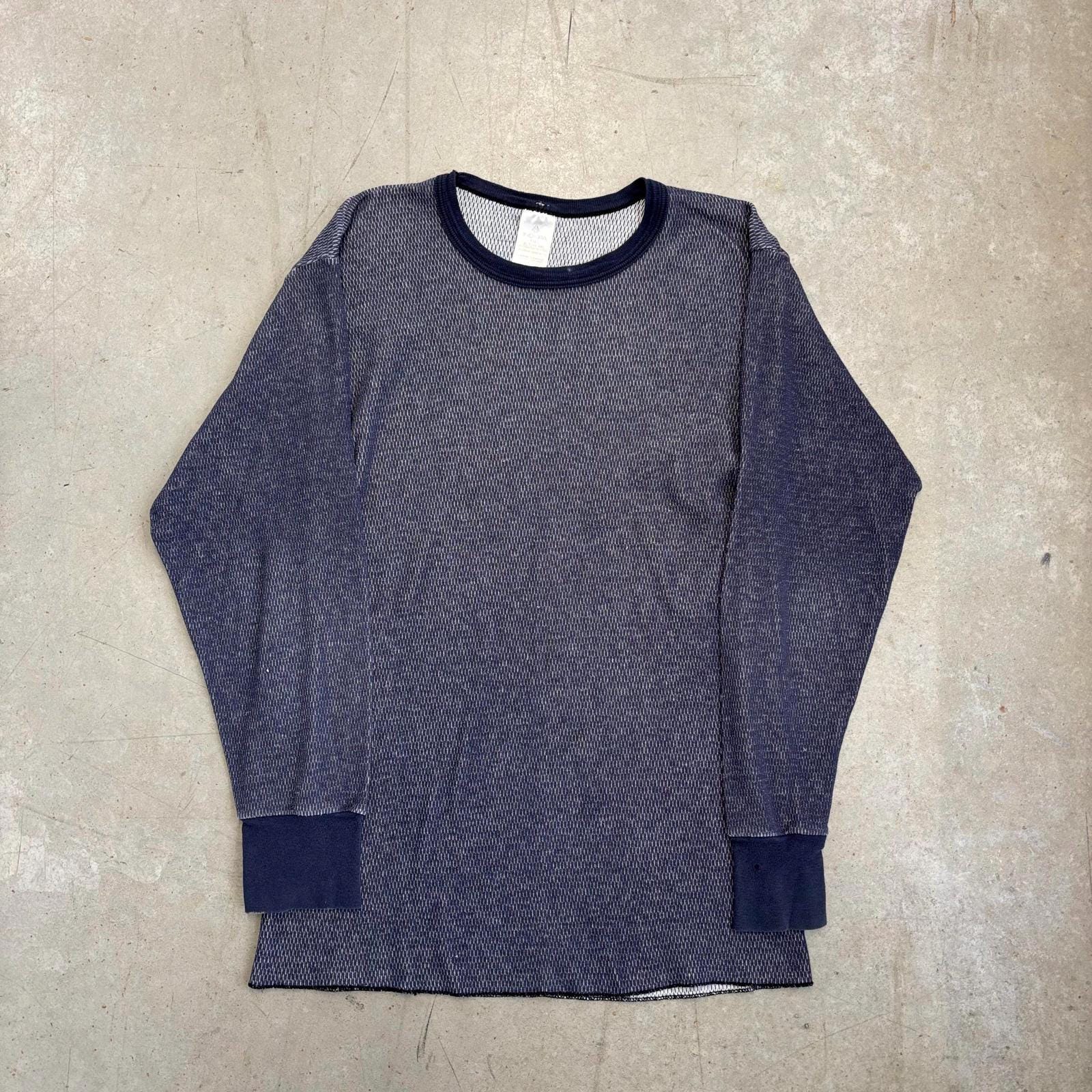 Vintage 90s Blank Thermal Longsleeve T-shirt / Outerwear / Retro